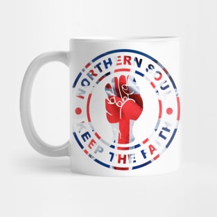 Northern Soul Union Jack fist Mug